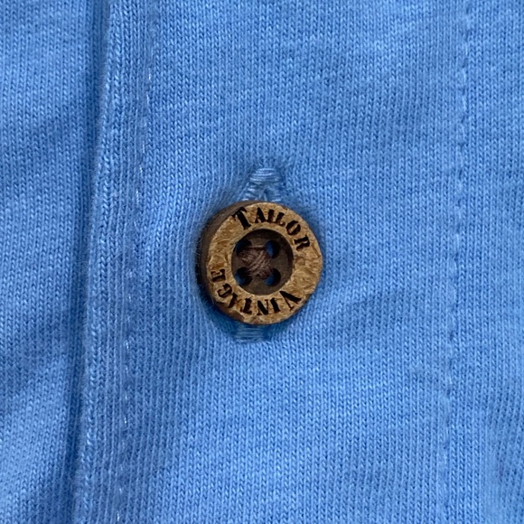 Tailor Vintage Connecticut Originals Men’s Polo Shirt Blue Size Medium NWT - Picture 4 of 7